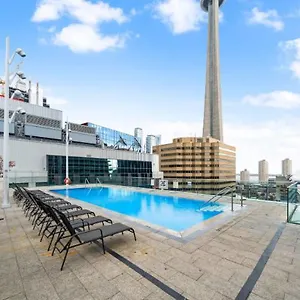 Comfort Front Cn Tower View & Free Parking Appartement
